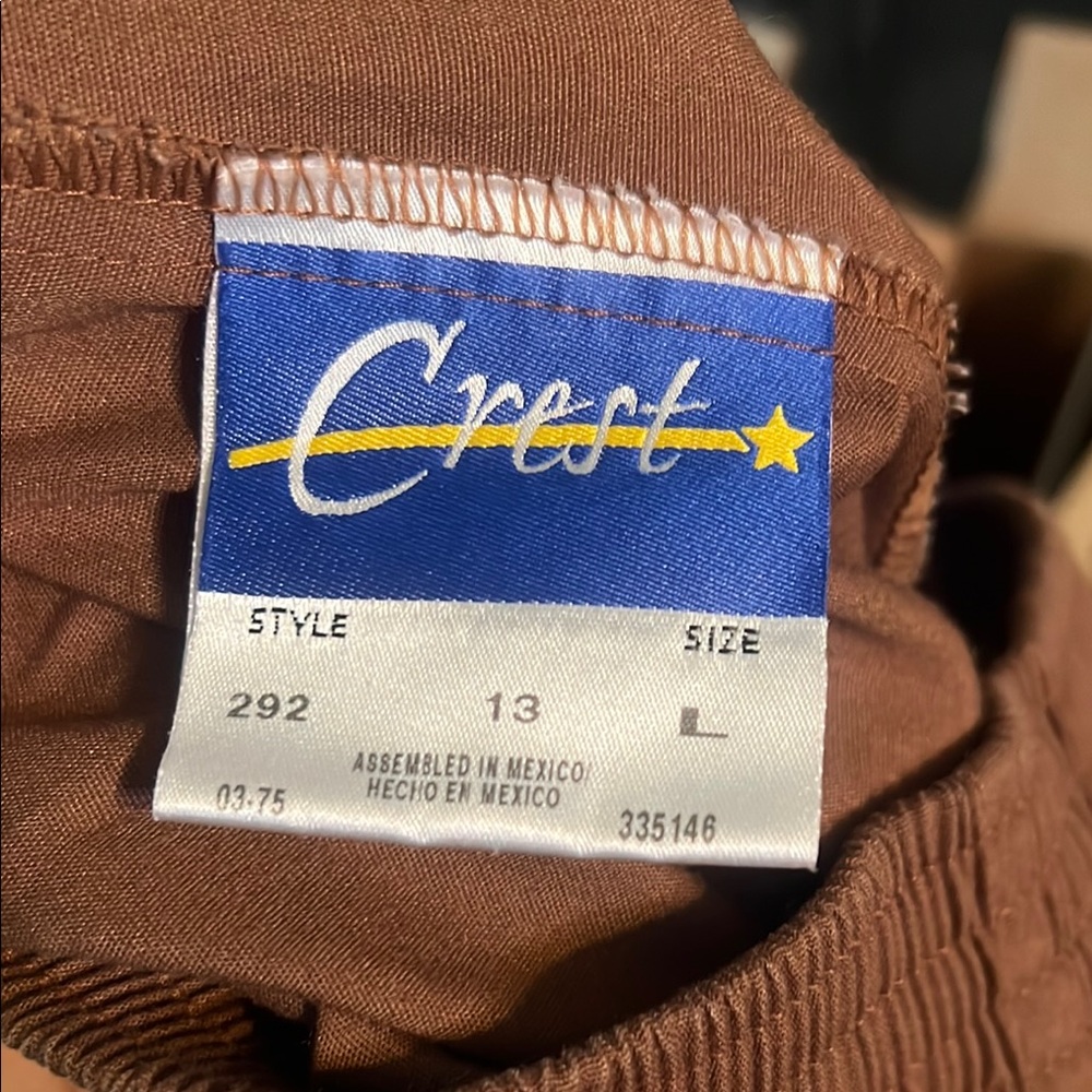 Crest Women’s Brown Scrub Pants